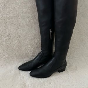 Zara Stretch Stud Over the Knee Boots 37